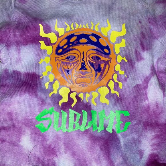 12 month Baby Infant Tie Dyed Sublime Sun Onesie - Picture 2 of 5